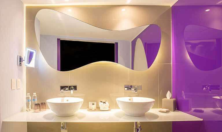 Lush Tower Suite Bathroom at Temptation Cancun